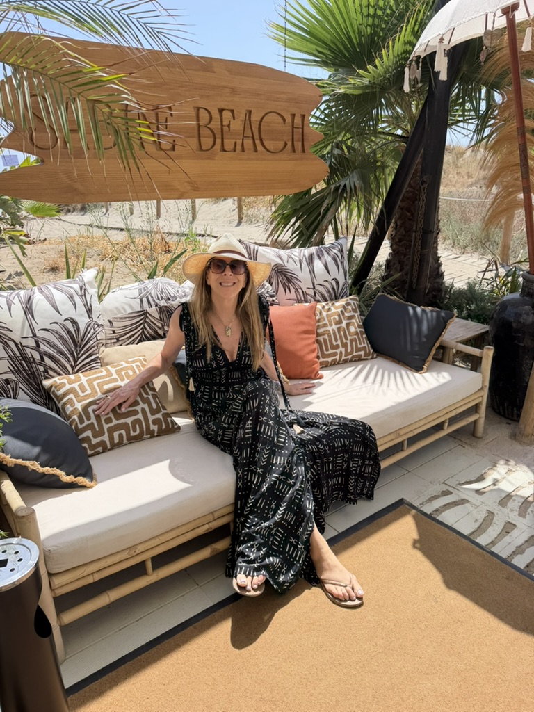 Beach club in Marbella, Spain